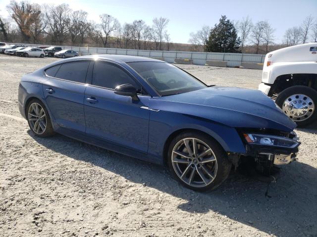 WAUFNCF58KA048761 - 2019 AUDI A5 PRESTIGE S-LINE BLUE photo 4