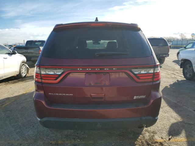 1C4RDHAG8KC582243 - 2019 DODGE DURANGO SXT BURGUNDY photo 6