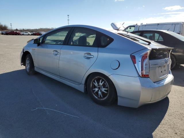 JTDKN3DU4C5428380 - 2012 TOYOTA PRIUS SILVER photo 2