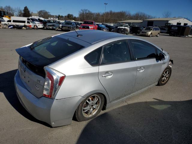 JTDKN3DU4C5428380 - 2012 TOYOTA PRIUS SILVER photo 3