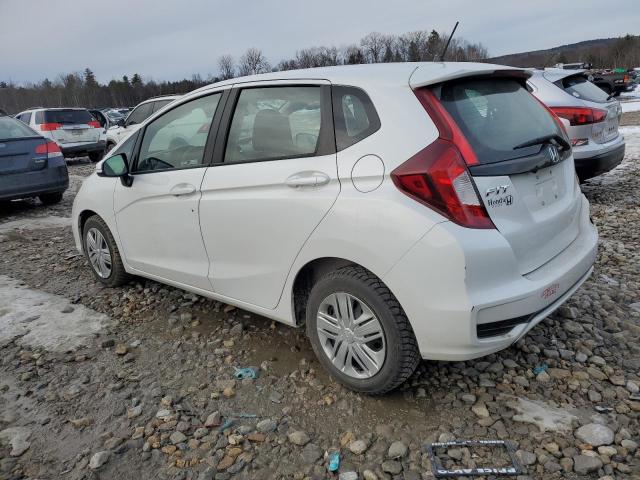 3HGGK5H45KM734972 - 2019 HONDA FIT LX WHITE photo 2