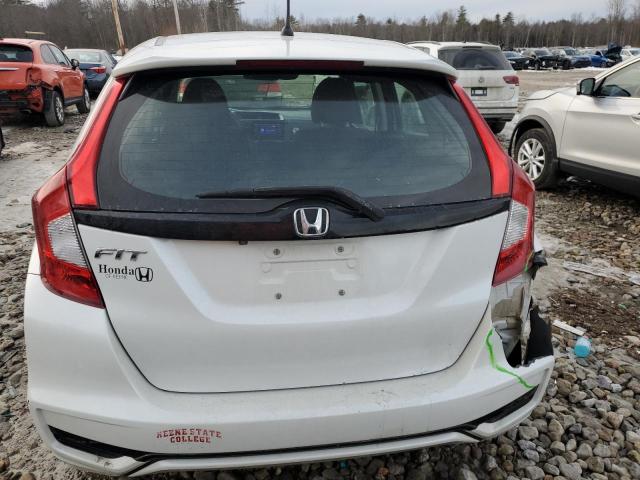 3HGGK5H45KM734972 - 2019 HONDA FIT LX WHITE photo 6