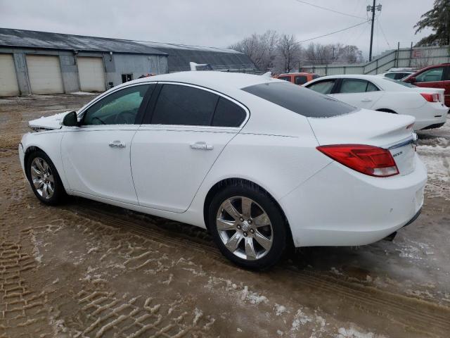 2G4GS5EV8D9169913 - 2013 BUICK REGAL PREMIUM WHITE photo 2