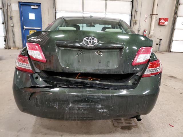 4T4BF3EK6AR070066 - 2010 TOYOTA CAMRY BASE GREEN photo 6