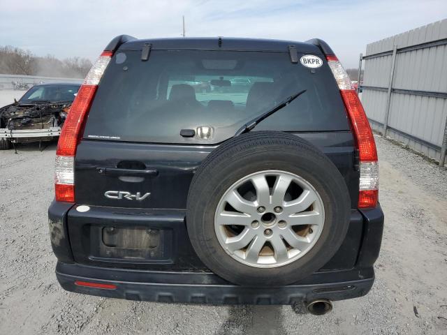 SHSRD78925U315505 - 2005 HONDA CR-V SE BLACK photo 6