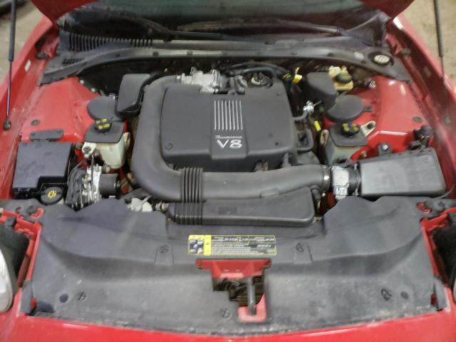 1FAHP60A52Y103161 - 2002 FORD THUNDERBIR RED photo 11