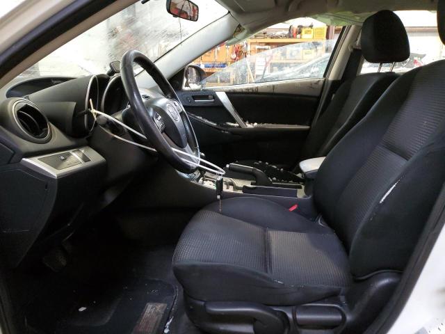 JM1BL1V74C1572134 - 2012 MAZDA 3 I WHITE photo 7