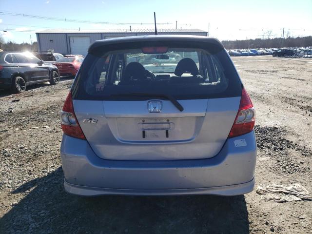 JHMGD38698S002227 - 2008 HONDA FIT SPORT BLUE photo 6