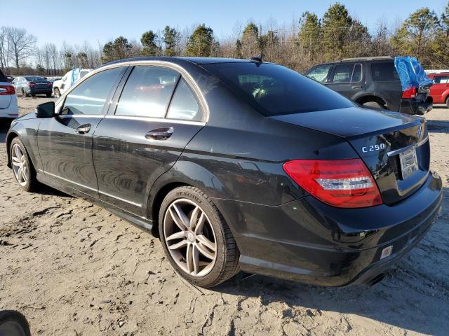 WDDGF4HB6EA948324 - 2014 MERCEDES-BENZ C 250 BLACK photo 2