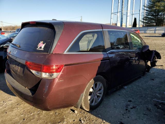 5FNRL5H65FB112002 - 2015 HONDA ODYSSEY EXL MAROON photo 3