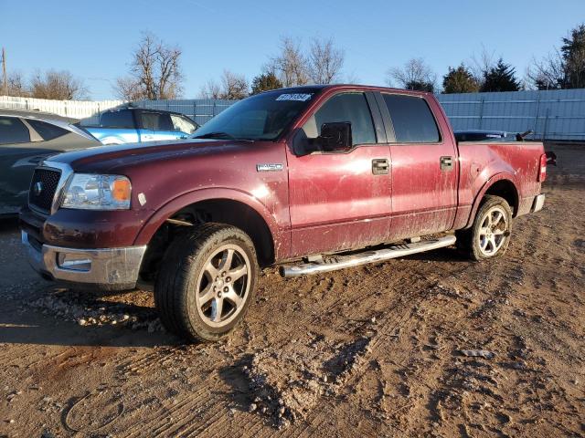 1FTPW12505FA79458 - 2005 FORD F150 SUPERCREW BURGUNDY photo 1