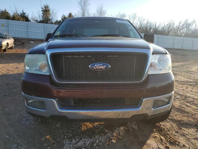 1FTPW12505FA79458 - 2005 FORD F150 SUPERCREW BURGUNDY photo 5