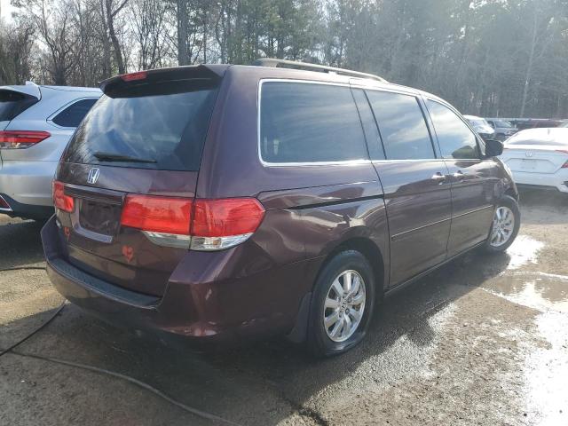 5FNRL38759B403519 - 2009 HONDA ODYSSEY EXL BURGUNDY photo 3