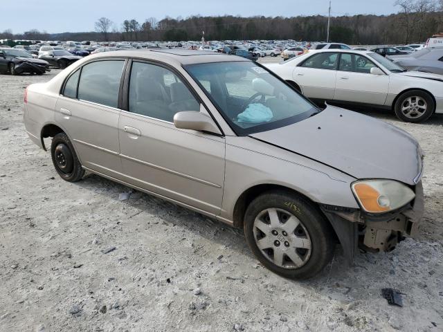 2HGES26771H614218 - 2001 HONDA CIVIC EX TAN photo 4