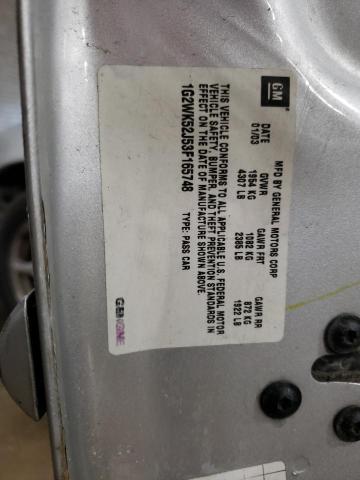 1G2WK52J53F165748 - 2003 PONTIAC GRAND PRIX SE 银色 照片 13