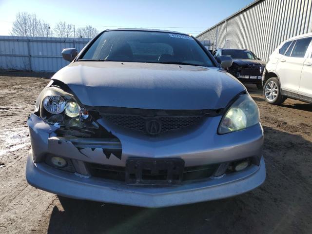 JH4DC54856S800097 - 2006 ACURA RSX GRAY photo 5