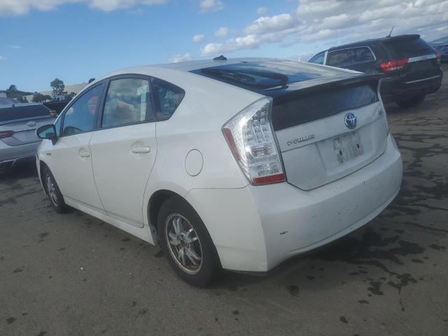 JTDKN3DUXA0026664 - 2010 TOYOTA PRIUS WHITE photo 2