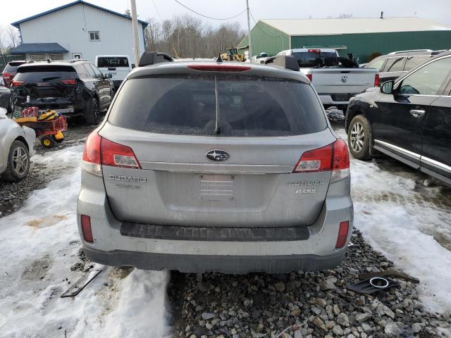 4S4BRBJC7B3372578 - 2011 SUBARU OUTBACK 2.5I LIMITED SILVER photo 6