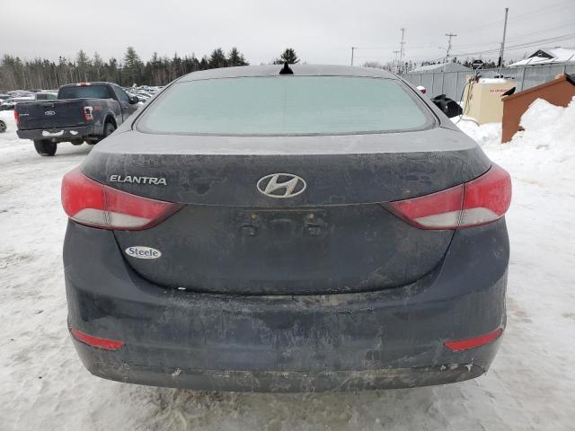 5NPDH4AE4GH798592 - 2016 HYUNDAI ELANTRA SE BLACK photo 6