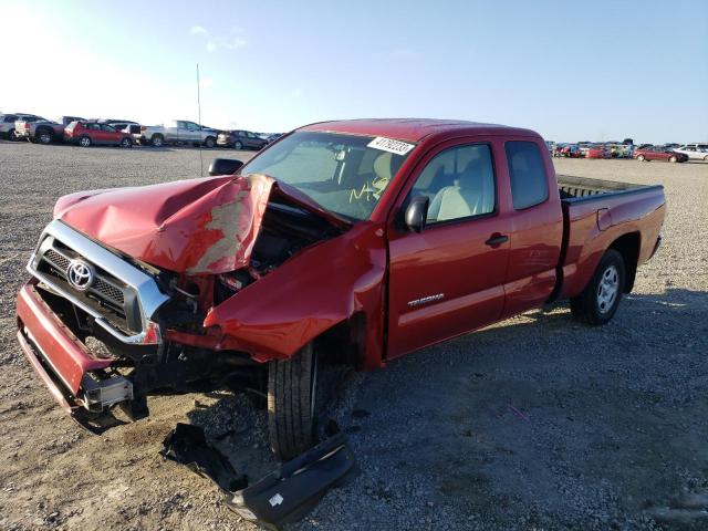 5TFTX4CN2CX016557 - 2012 TOYOTA TACOMA ACCESS CAB Қызыл фото 1