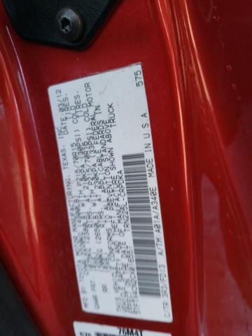 5TFTX4CN2CX016557 - 2012 TOYOTA TACOMA ACCESS CAB Қызыл фото 12