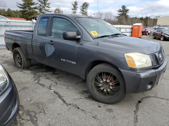 1N6BA06A55N531000 - 2005 NISSAN TITAN XE GRAY photo 4