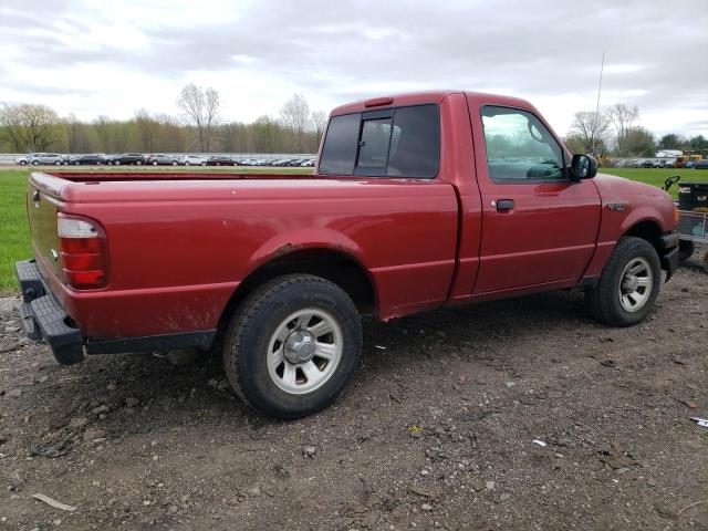 1FTYR10UX4PA37667 - 2004 FORD RANGER RED photo 3