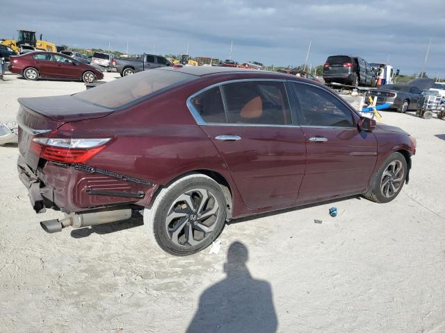 1HGCR2F70GA149503 - 2016 HONDA ACCORD EX MAROON photo 3