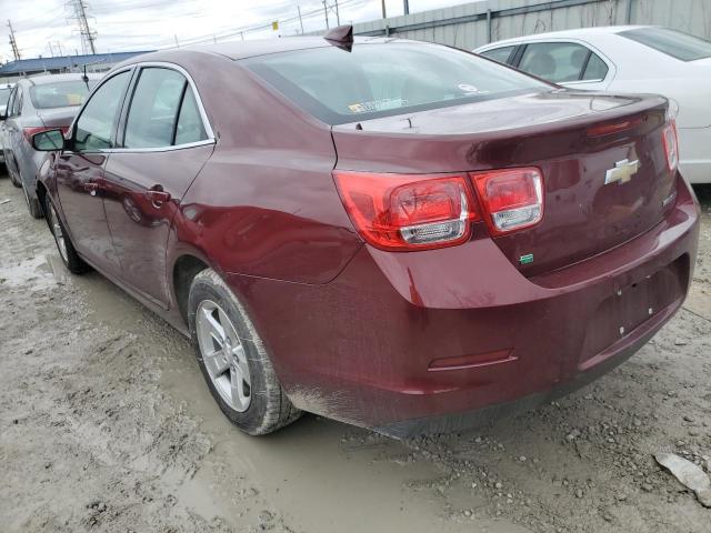 1G11C5SL8FF264890 - 2015 CHEVROLET MALIBU 1LT ბურგუნდია ფოტო 2