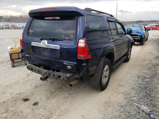 JTEBU14R568062334 - 2006 TOYOTA 4RUNNER SR5 BLUE photo 3