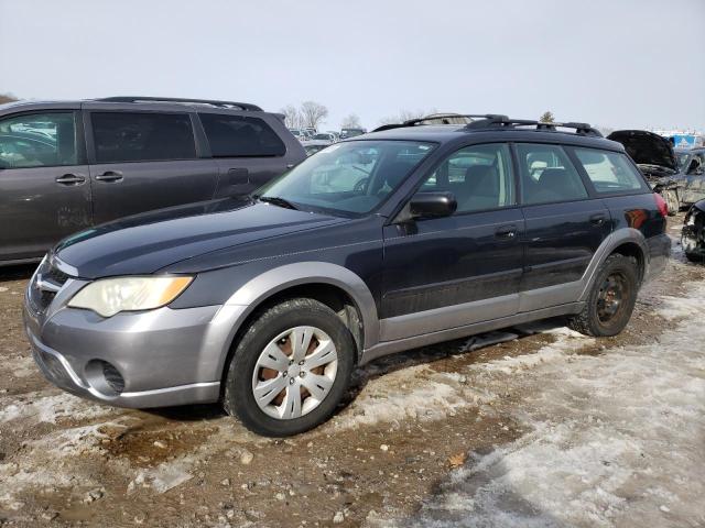 4S4BP60C597317550 - 2009 SUBARU OUTBACK GRAY photo 1