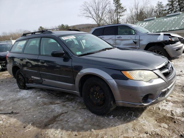 4S4BP60C597317550 - 2009 SUBARU OUTBACK GRAY photo 4