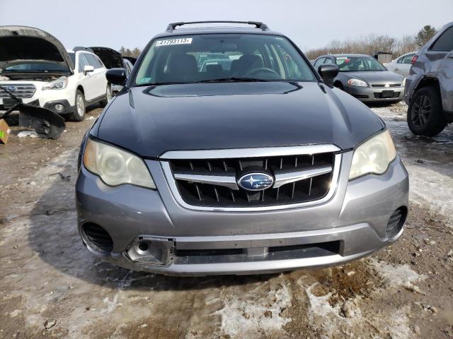 4S4BP60C597317550 - 2009 SUBARU OUTBACK GRAY photo 5