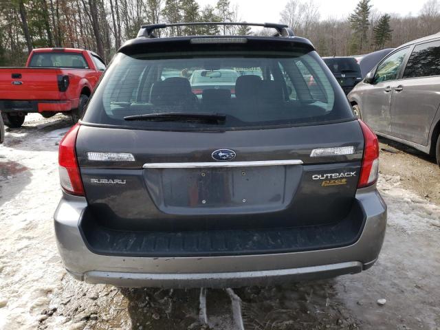 4S4BP60C597317550 - 2009 SUBARU OUTBACK GRAY photo 6