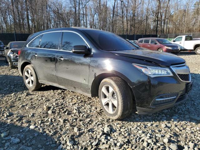 5FRYD4H23EB018200 - 2014 ACURA MDX BLACK photo 4