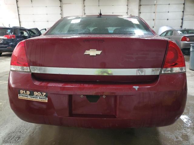 2G1WB5EK0B1183105 - 2011 CHEVROLET IMPALA LT RED photo 6