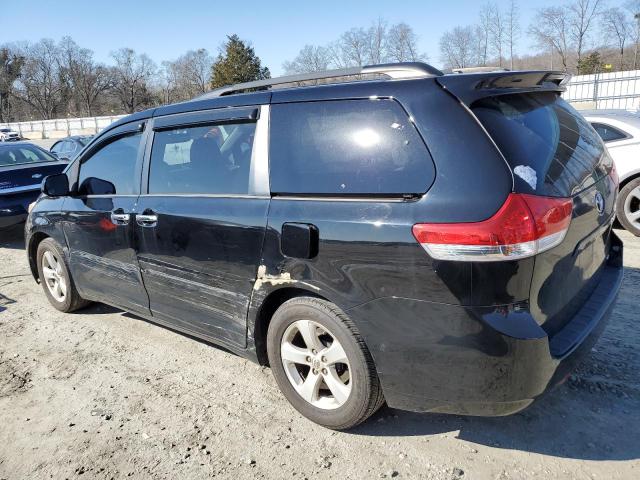 5TDKK3DC5ES416428 - 2014 TOYOTA SIENNA LE BLACK photo 2