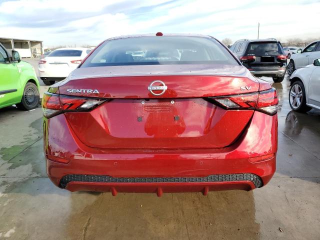 3N1AB8CVXRY243826 - 2024 NISSAN SENTRA SV RED photo 6