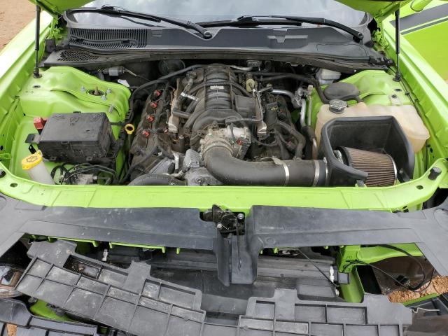 2C3CDZAT7FH703019 - 2015 DODGE CHALLENGER SXT GREEN photo 11