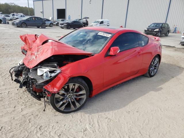 KMHHU6KJ0FU123939 - 2015 HYUNDAI GENESIS CO 3.8L RED photo 1