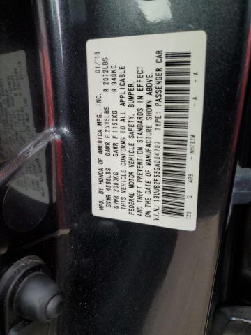 19UUB2F55GA004707 - 2016 ACURA TLX TECH BLACK photo 13