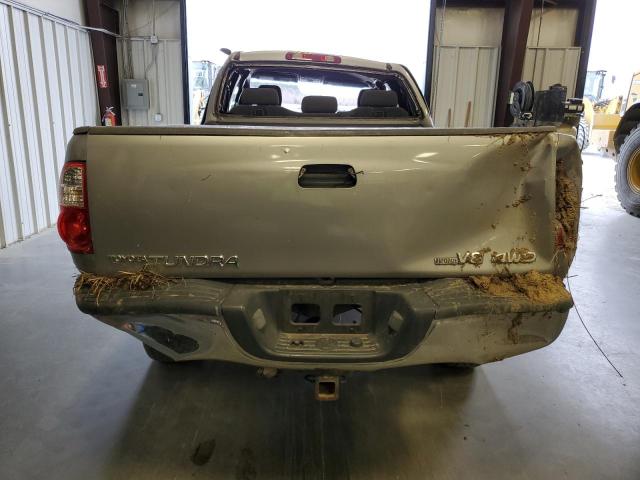 5TBBT44166S474592 - 2006 TOYOTA TUNDRA ACCESS CAB SR5 SILVER photo 6