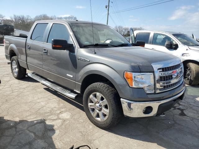 1FTFW1ET3DKE48888 - 2013 FORD F150 SUPERCREW GRAY photo 4