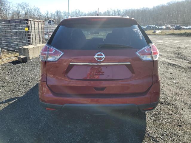 KNMAT2MV7FP521018 - 2015 NISSAN ROGUE S RED photo 6