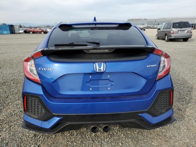 SHHFK7G44JU233158 - 2018 HONDA CIVIC SPORT 蓝色 照片 6