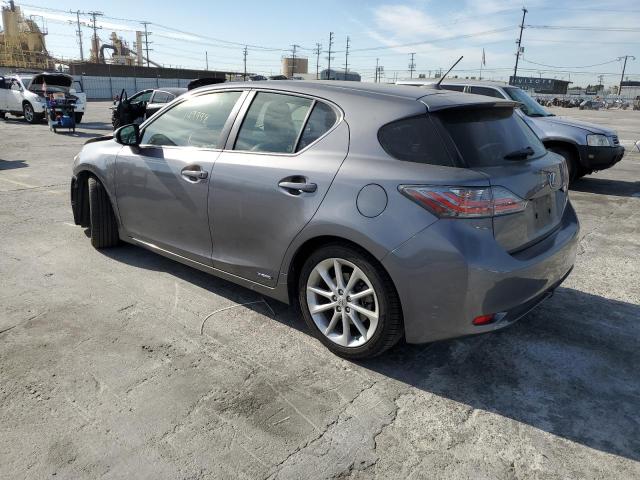 JTHKD5BH0D2134271 - 2013 LEXUS CT 200 GRAY photo 2