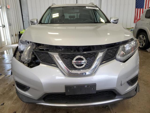 KNMAT2MV6GP693798 - 2016 NISSAN ROGUE S SILVER photo 5