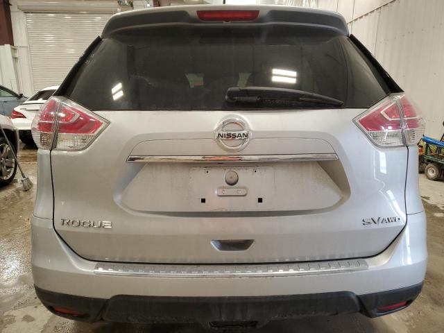 KNMAT2MV6GP693798 - 2016 NISSAN ROGUE S SILVER photo 6