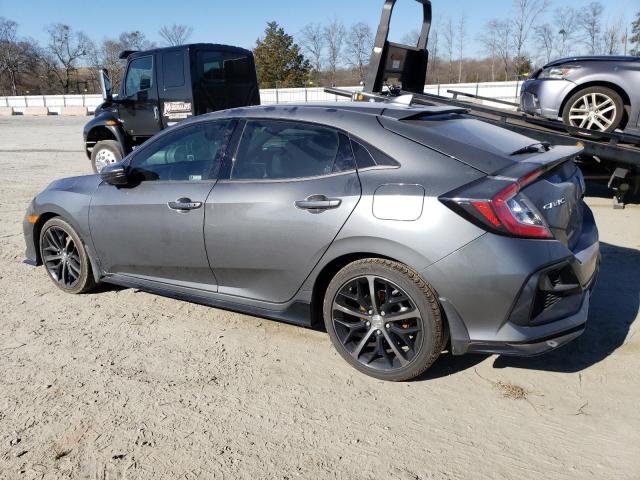 SHHFK7H92LU206439 - 2020 HONDA CIVIC SPORT TOURING GRAY photo 2
