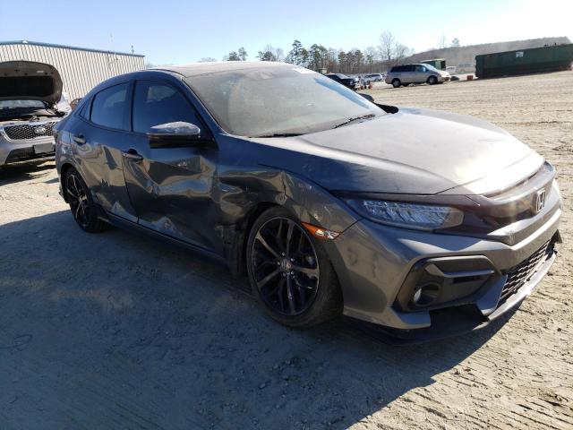 SHHFK7H92LU206439 - 2020 HONDA CIVIC SPORT TOURING GRAY photo 4